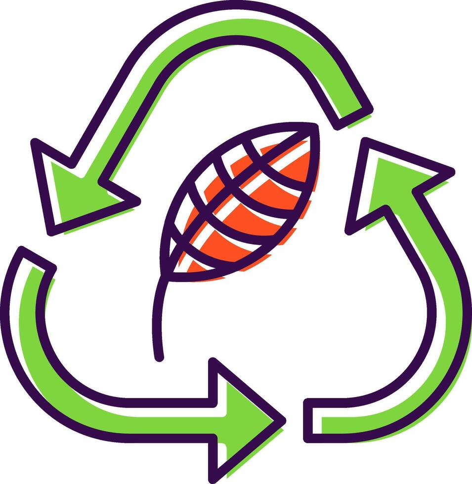 Ecology Filled  Icon vector