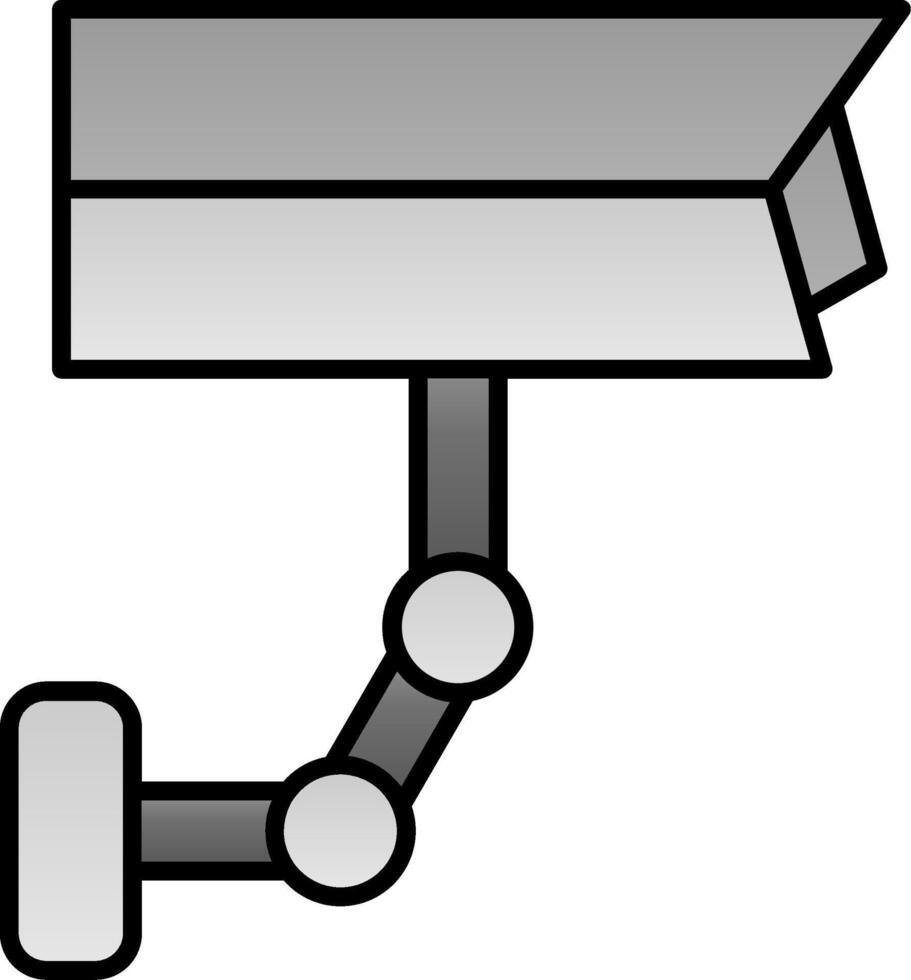 Cctv Line Filled Gradient  Icon vector