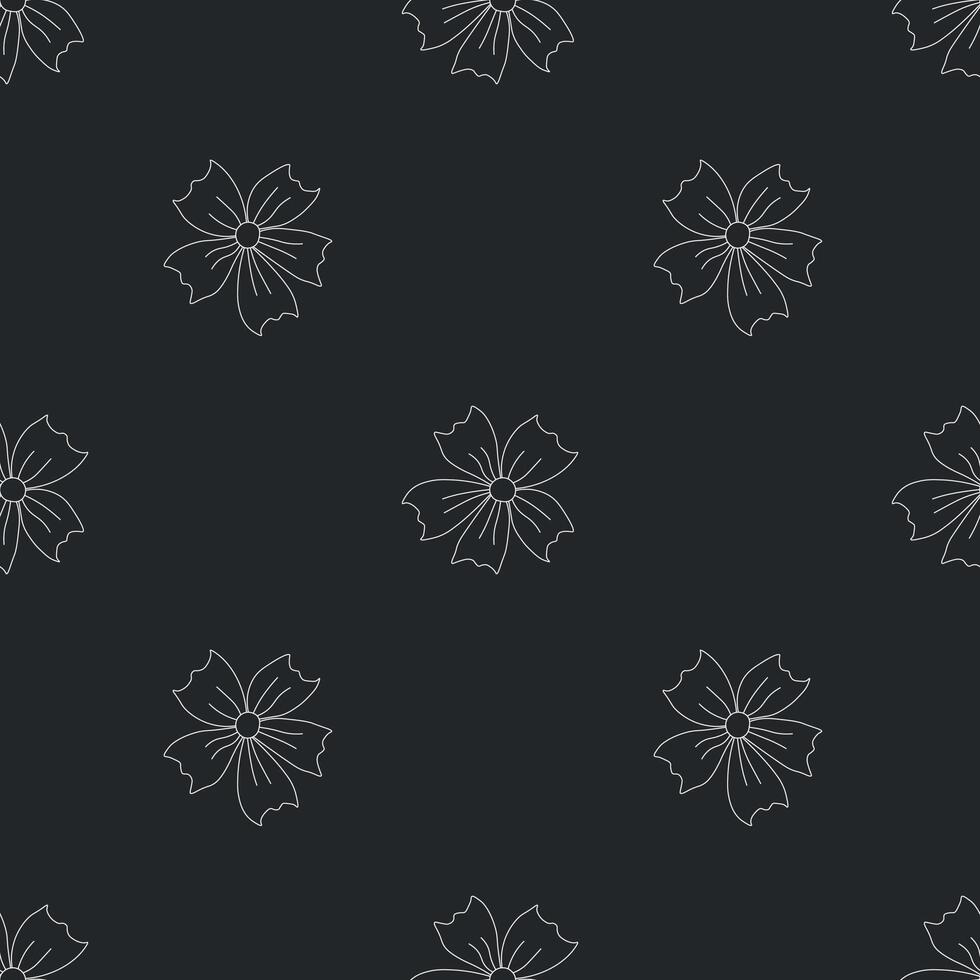 Spring floral pattern. Seamless pattern with flowers vector