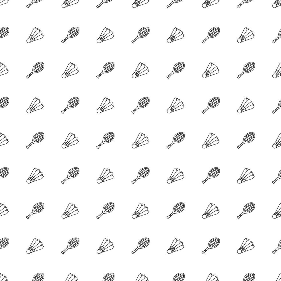 Seamless sport pattern. Background with sports icons. Doodle sport illustration vector