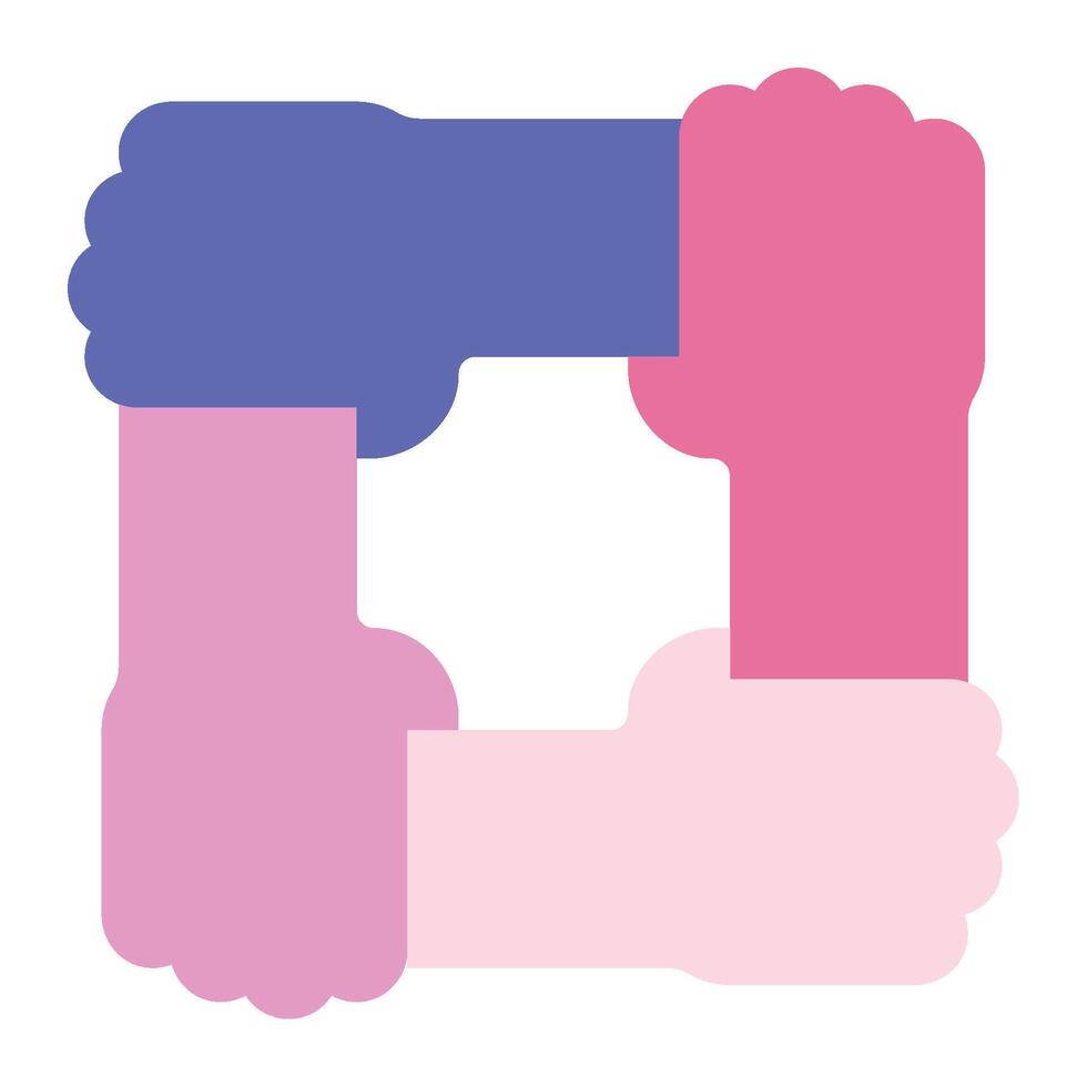 Unity Icon Illustration for web, app, infographic, etc vector