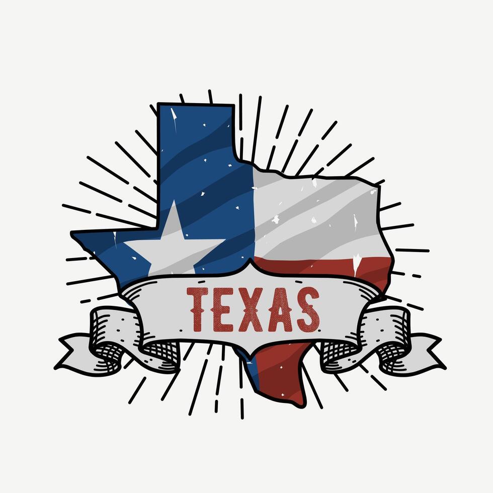 vector of texas state, american independent, perfect for print, apparel, etc