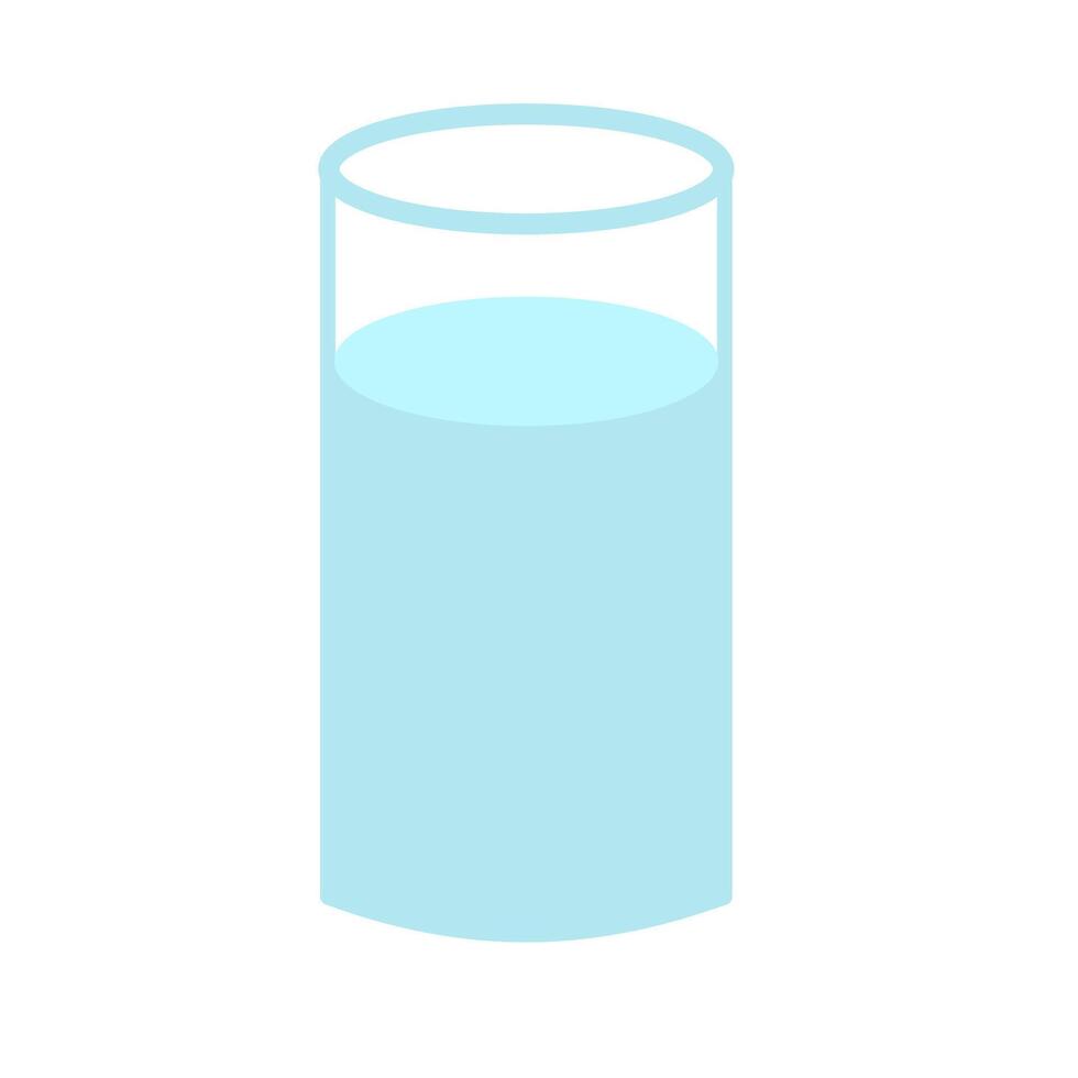 vaso de agua clipart. claro vaso ilustración vector