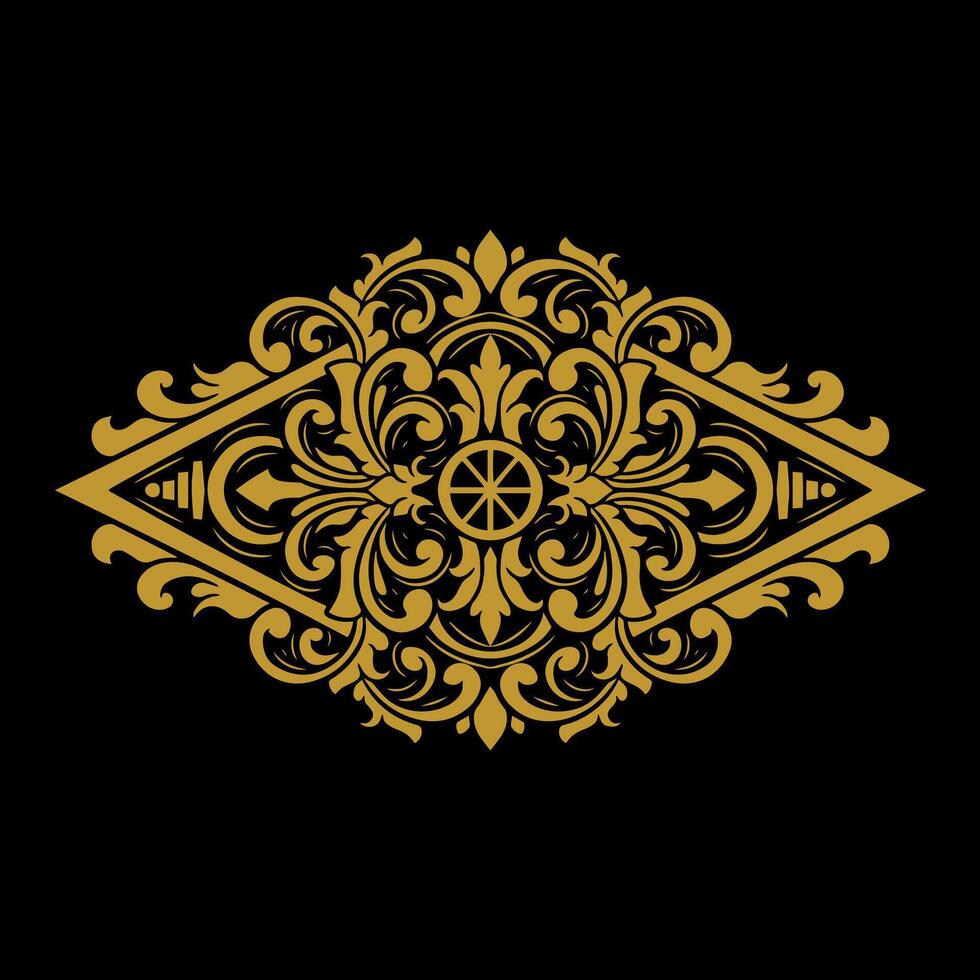 Vector classic vintage ornament frame