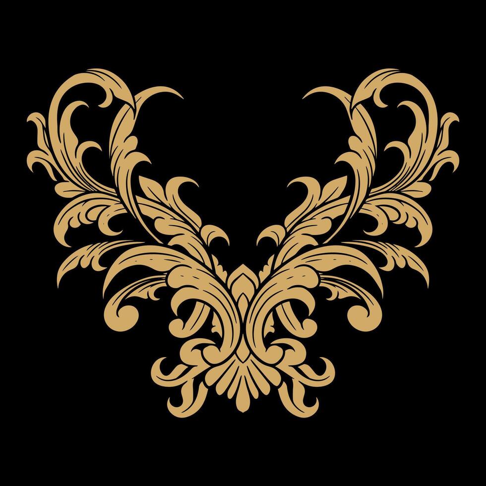 Vector frame ornament vintage classic element decoration