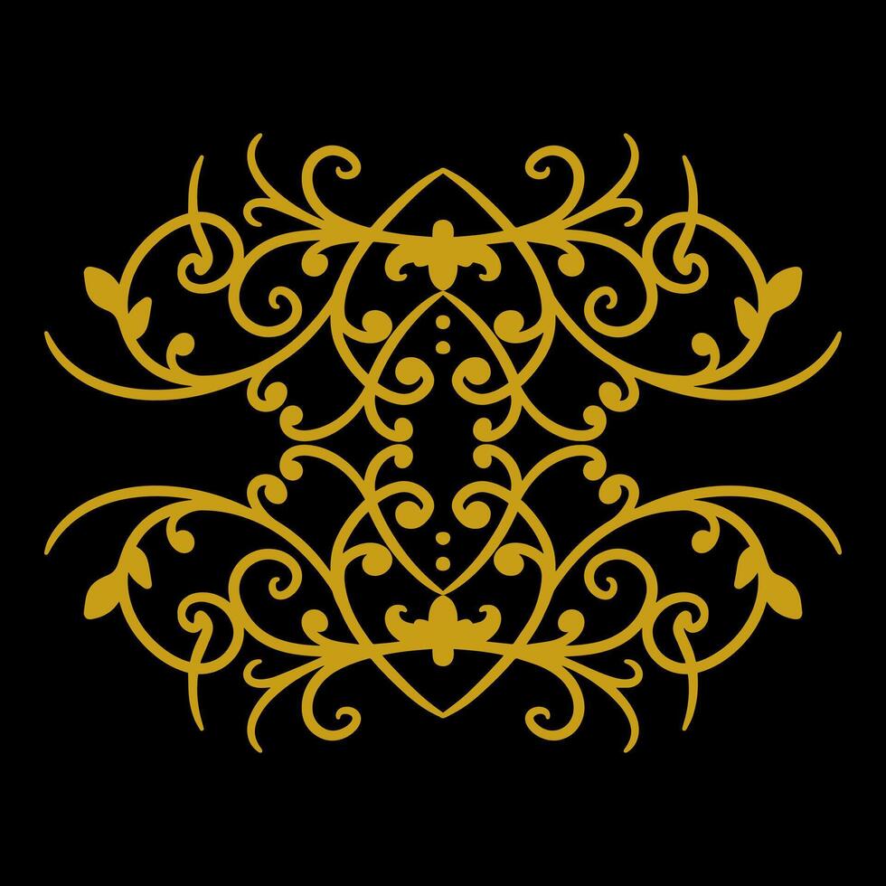 Vintage border design ornament wedding decoration vector