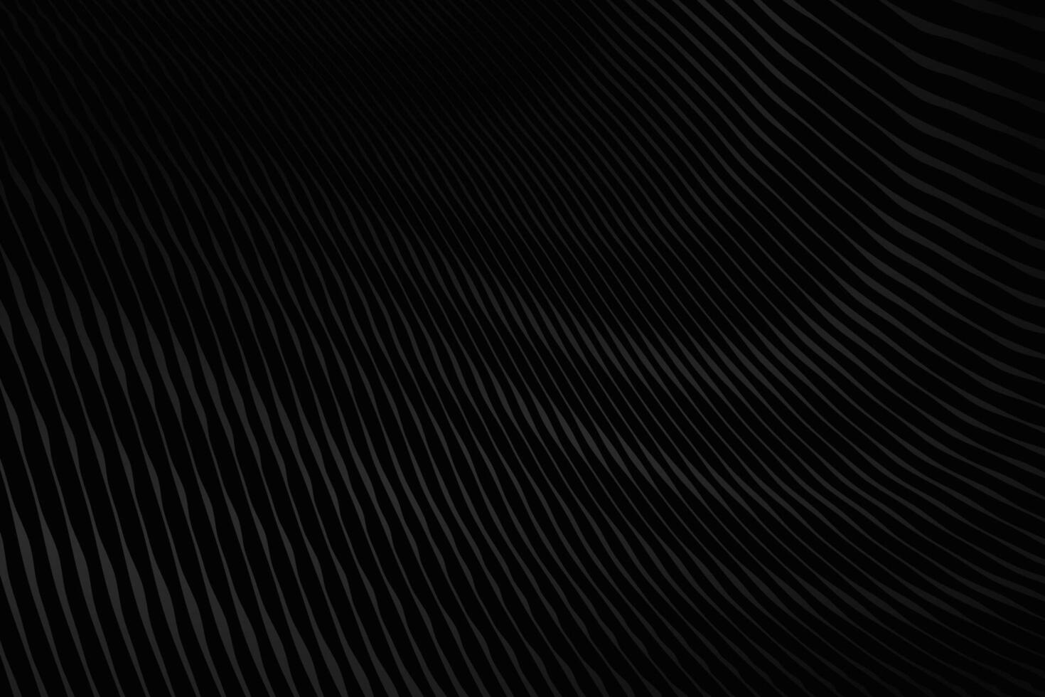 fondo negro con diseño de onda de línea. ilustración vectorial vector