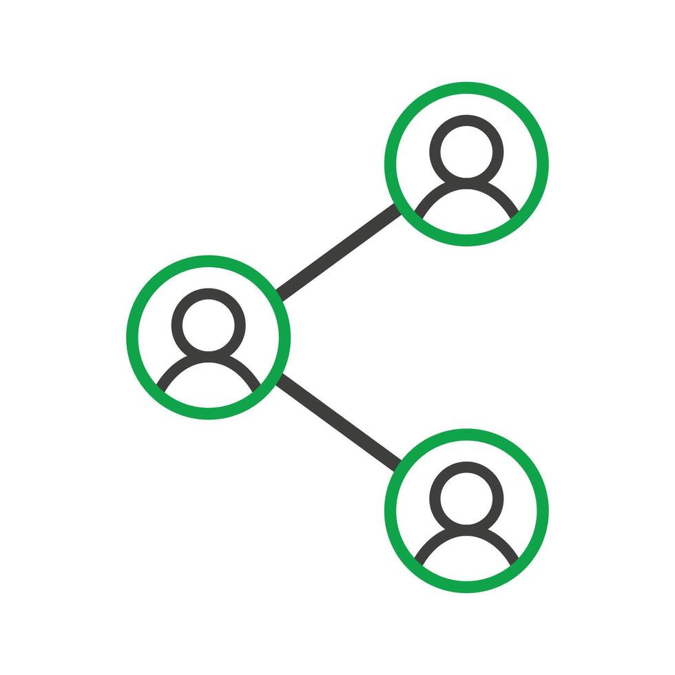 Icon of online meeting, conference. Remote work or study. Business negotiations. Internet Communication between users. Social networks. Outline Icon. Isolated. Vector illustration.