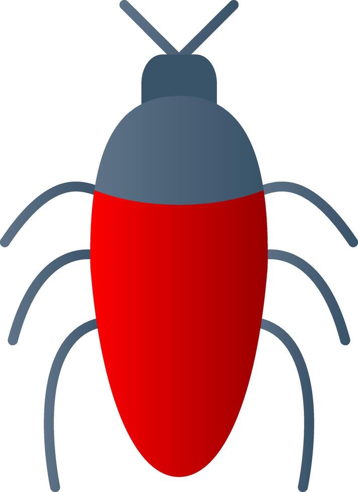 Insect Flat Gradient  Icon vector