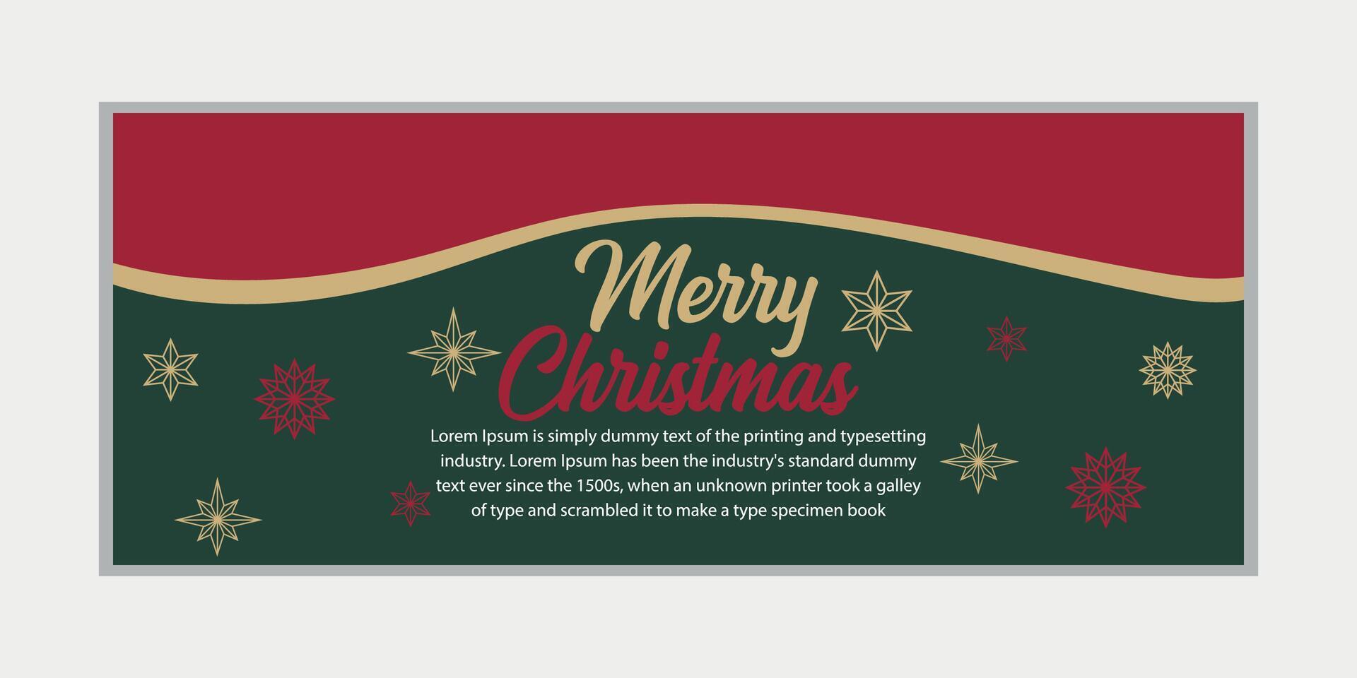 merry christmas banner set and happy new year banner, social media cover and web banner,Merry Christmas design for greeting card, vector