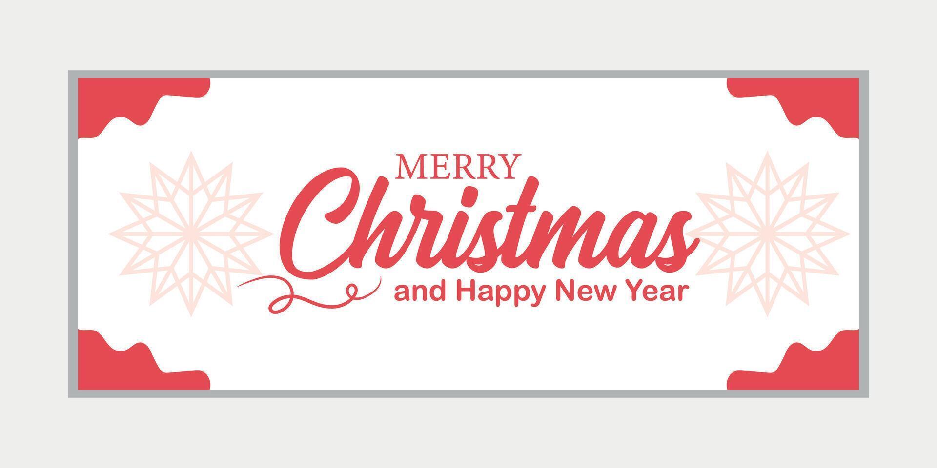 merry christmas banner set and happy new year banner, social media cover and web banner,Merry Christmas design for greeting card, vector