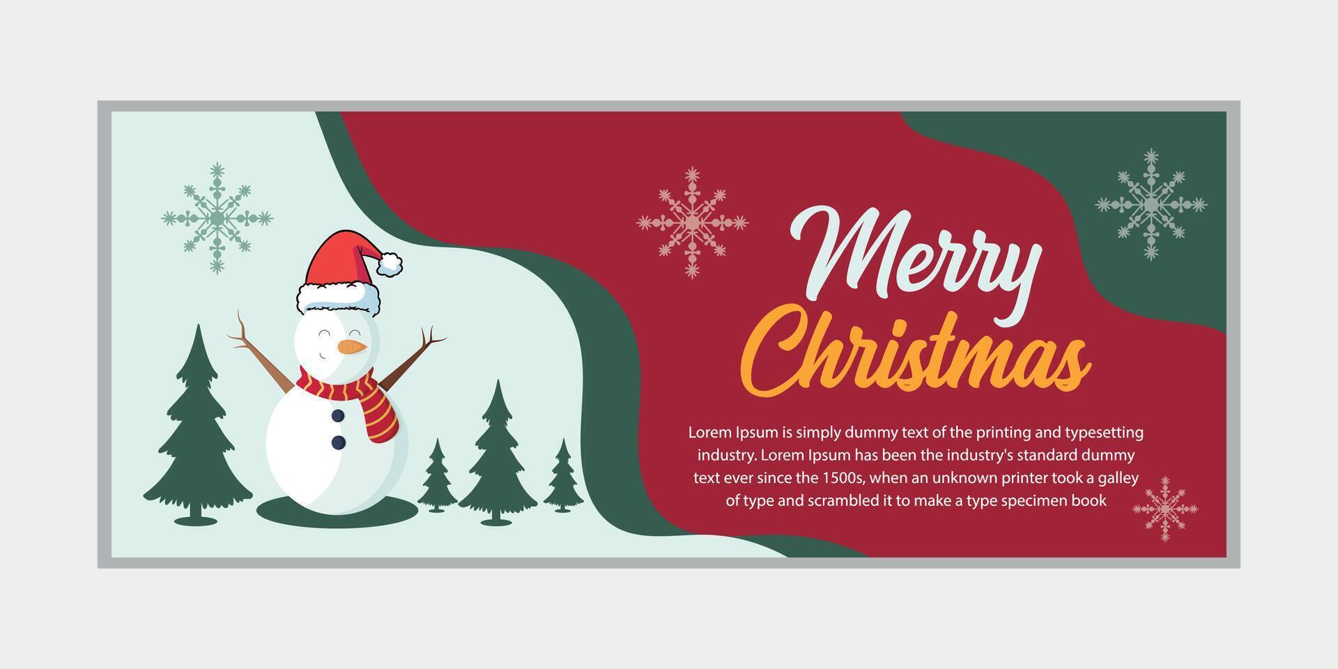 merry christmas banner set and happy new year banner, social media cover and web banner,Merry Christmas design for greeting card, vector