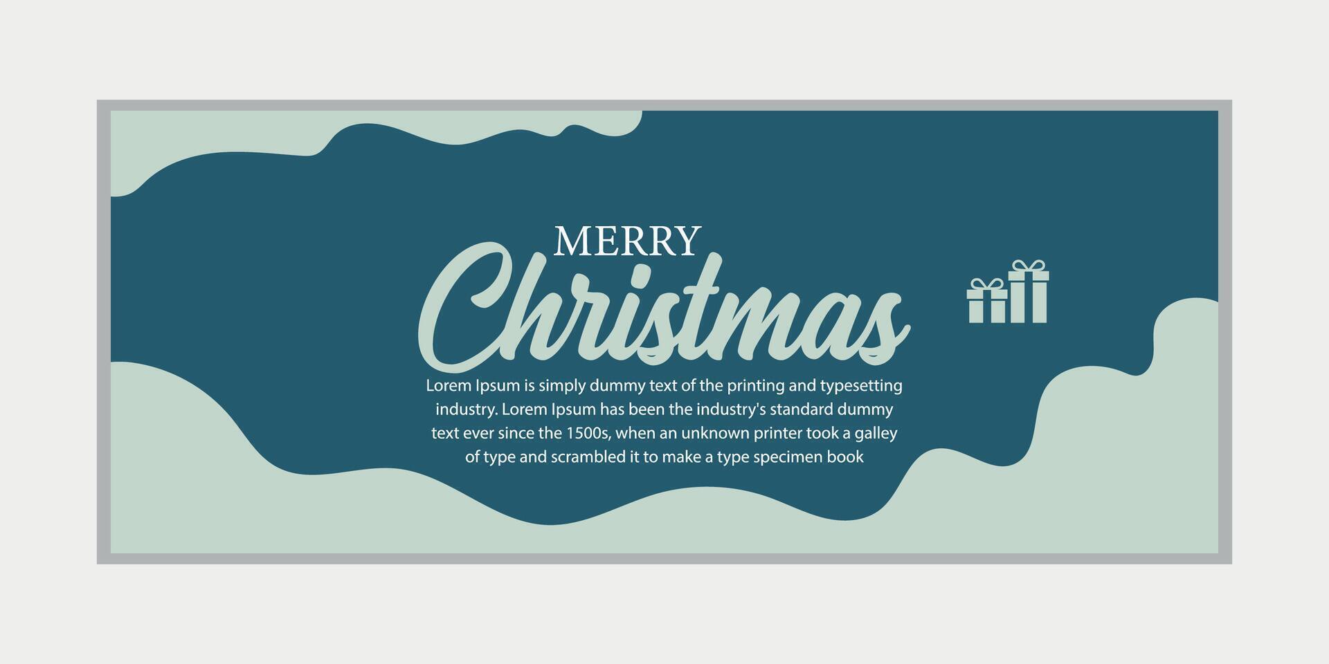 merry christmas banner set and happy new year banner, social media cover and web banner,Merry Christmas design for greeting card, vector