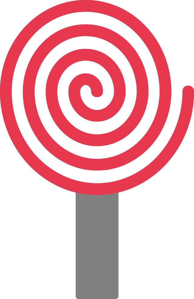 Spiral Flat Gradient  Icon vector
