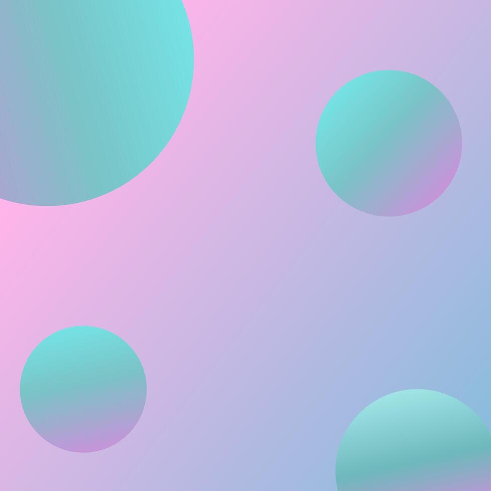 blue and pink pastel memphis vector