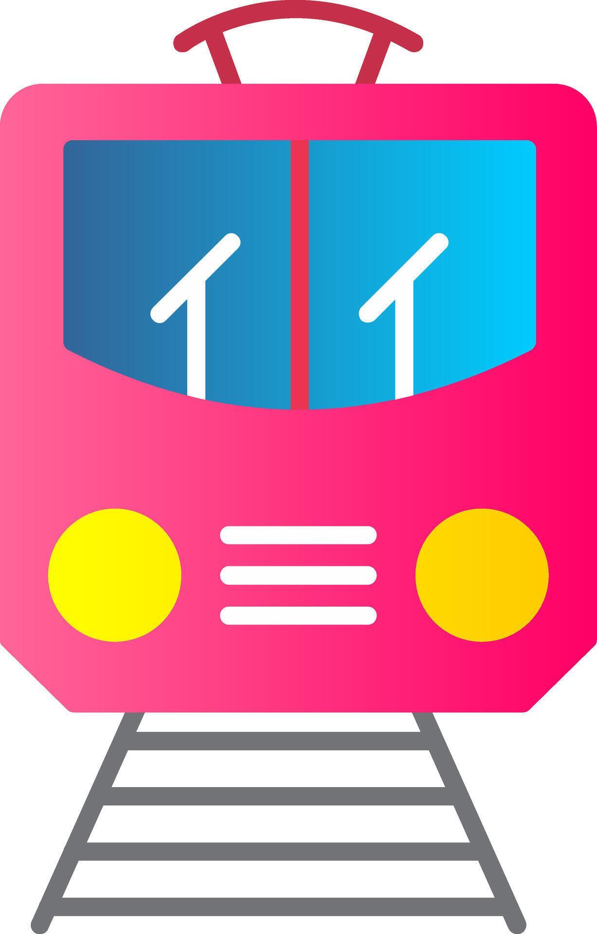Train Flat Gradient Icon 42400804 Vector Art at Vecteezy
