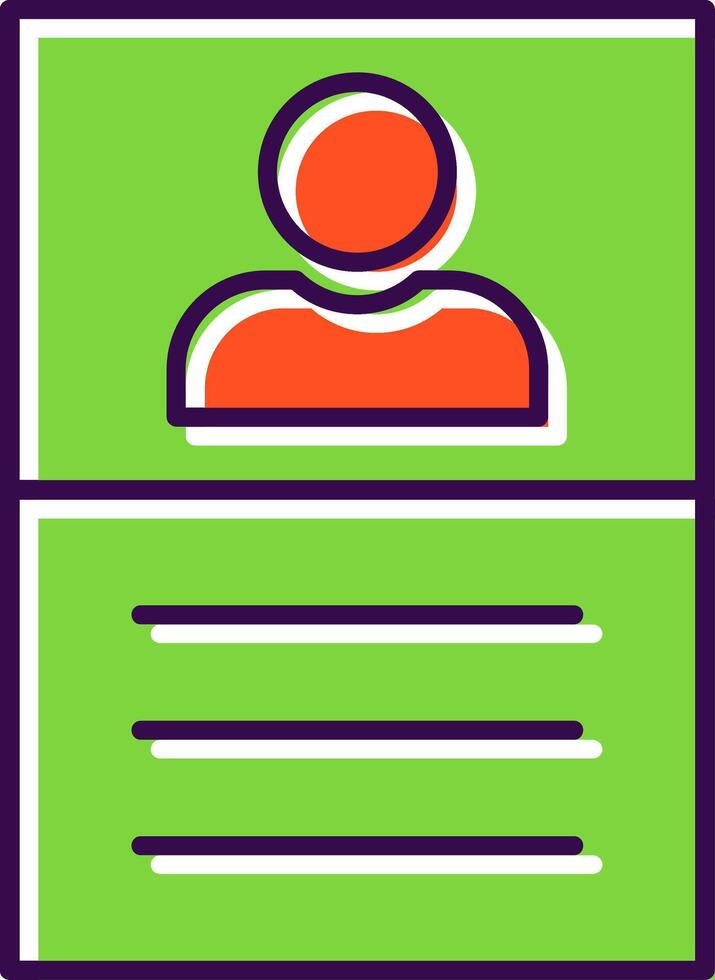 User Filled  Icon vector