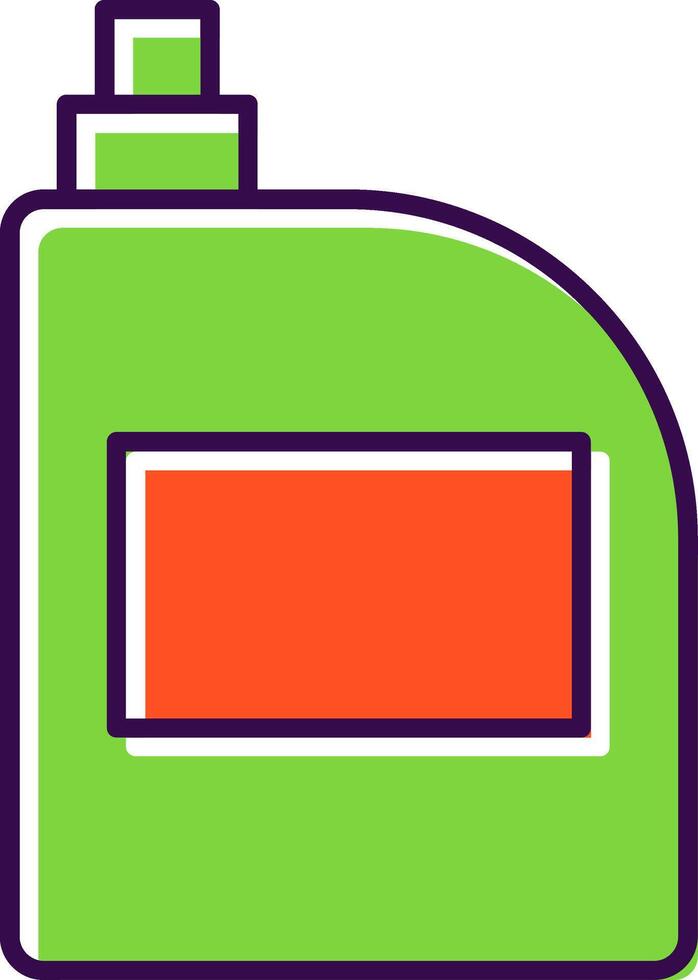 Bleach Filled  Icon vector