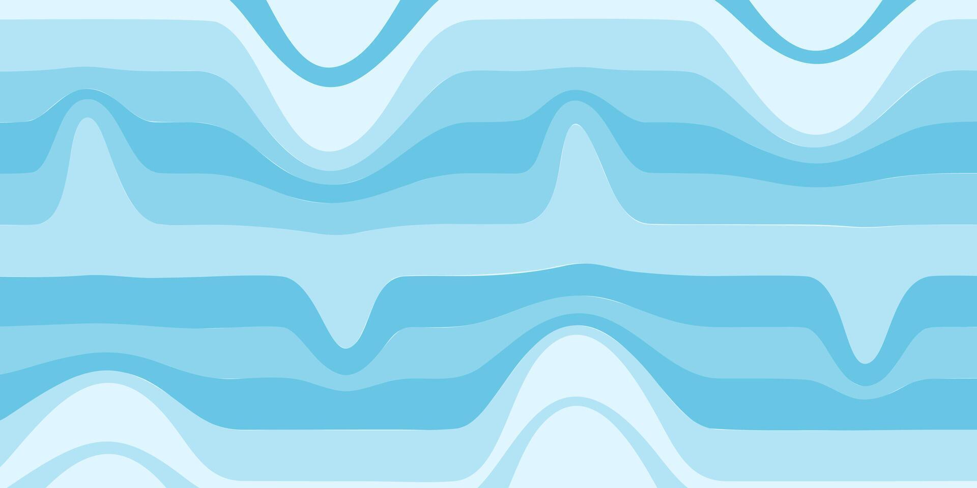 Blue Abstract Wave Background. Vector For Banners, Posters, Brochures, Social Media. Trendy and Modern Design
