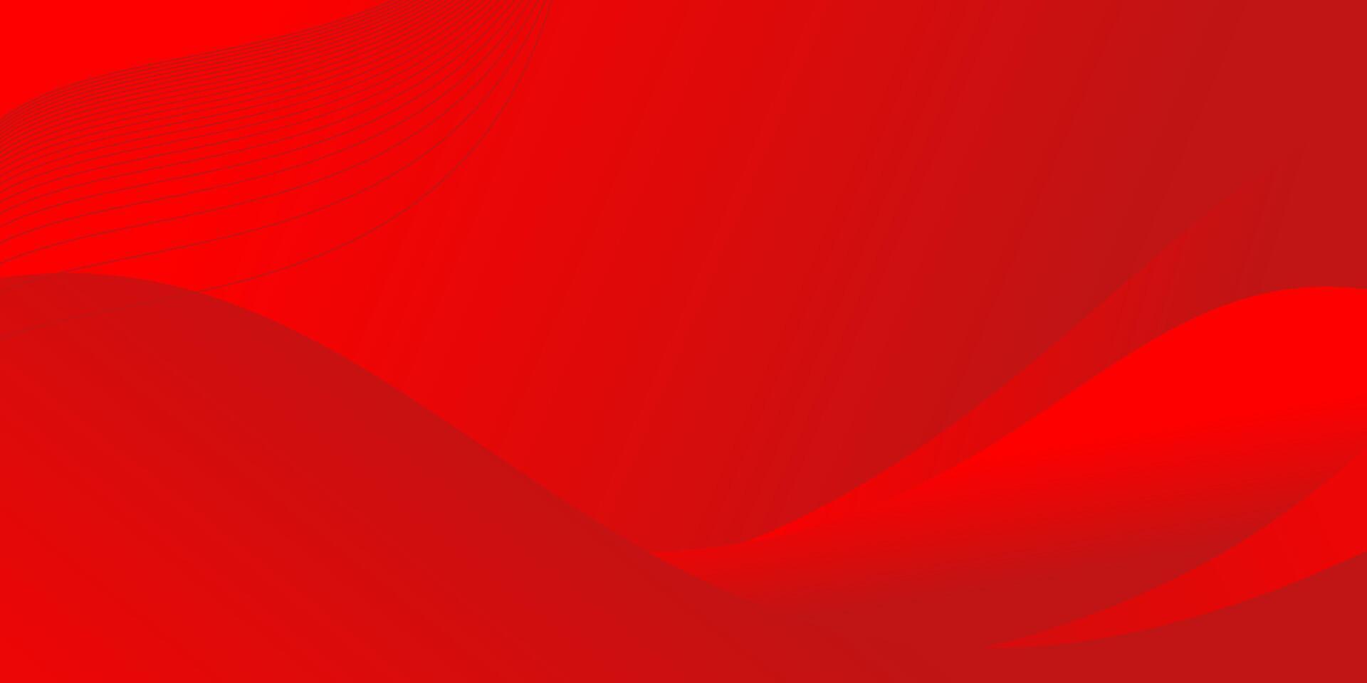 Abstract Red Background, Beautiful Wave Pattern and Gradient Colors. Template Vector For Banner, Poster, Greeting Card.