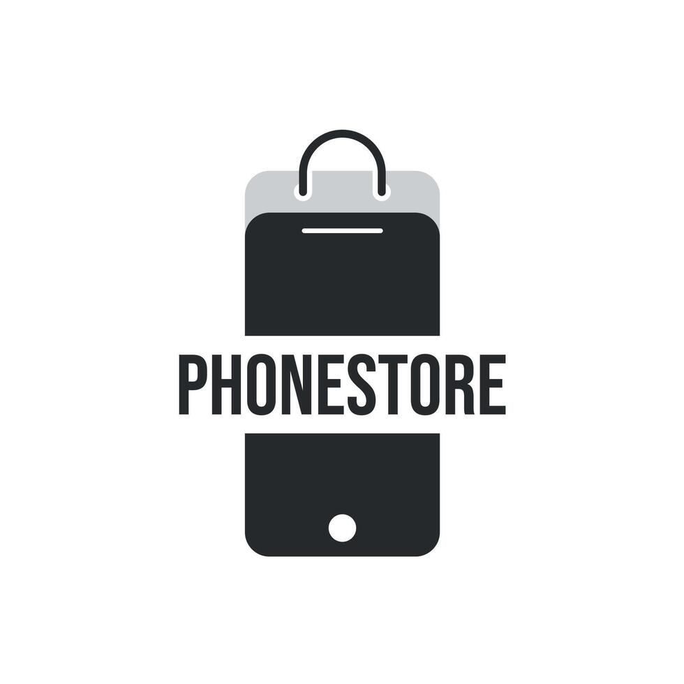 Phone store logo icon vector illustration