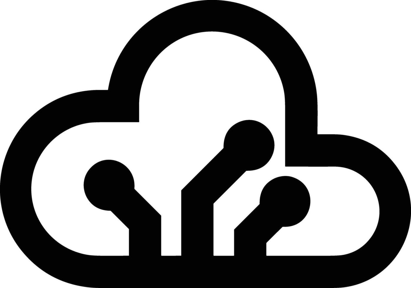 Cloud  icon symbol vector image. Illustration of the hosting storage design image