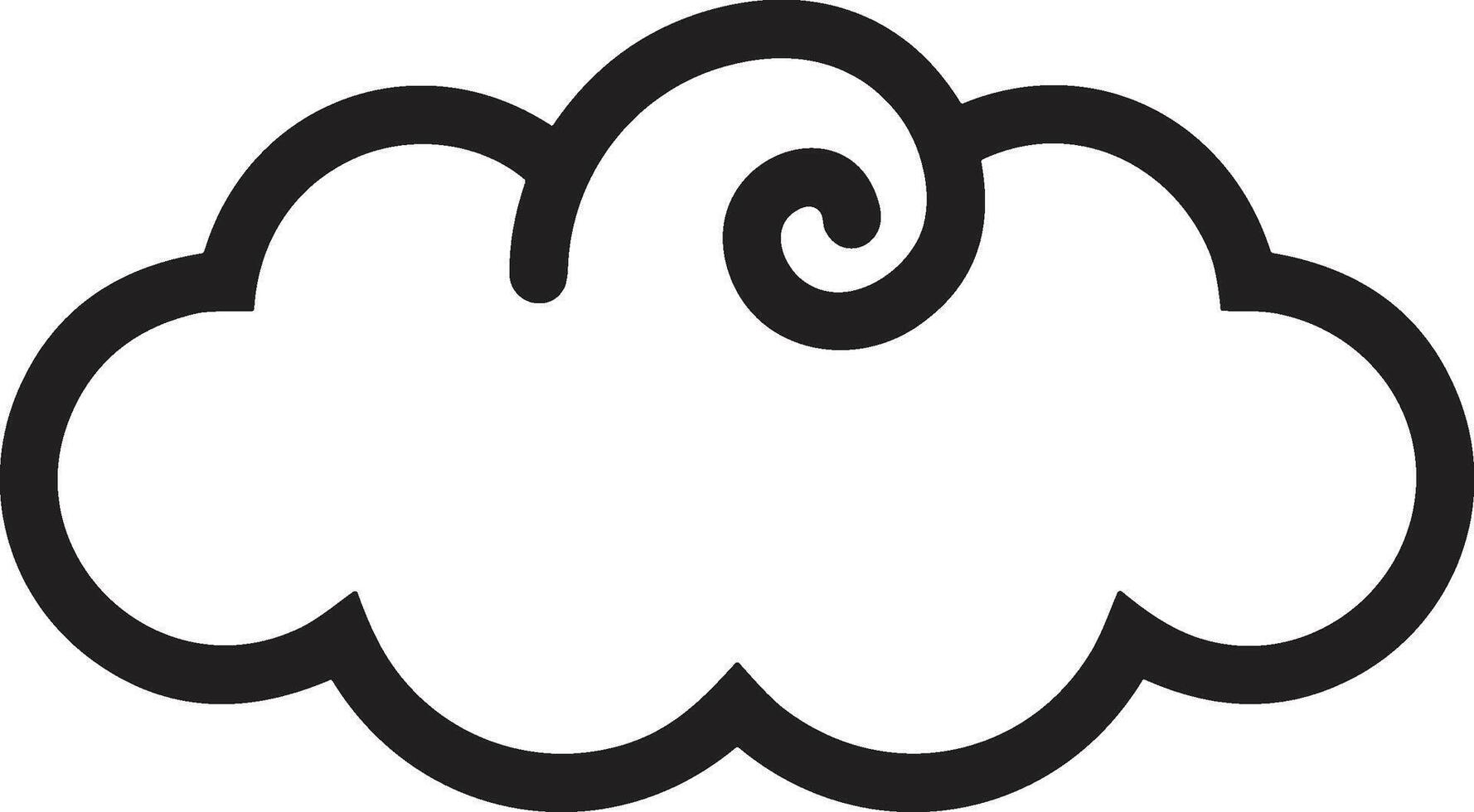 Cloud  icon symbol vector image. Illustration of the hosting storage design image