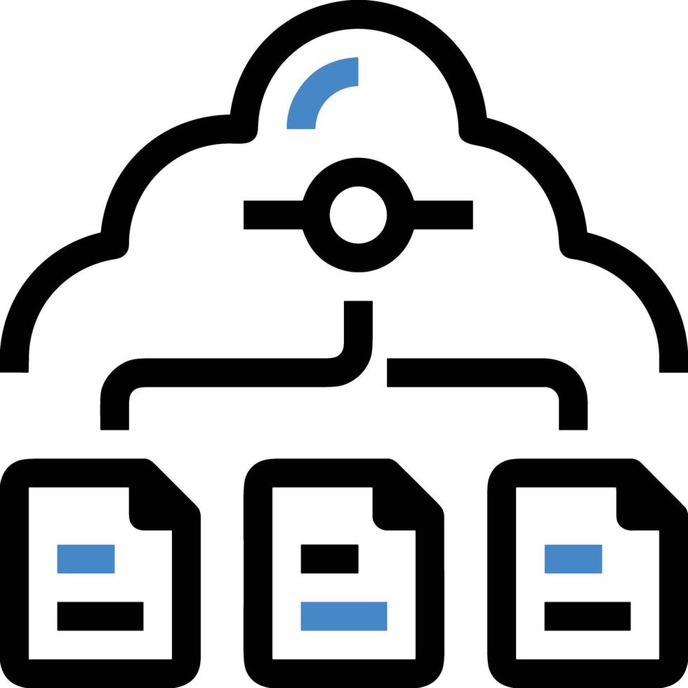 Cloud  icon symbol vector image. Illustration of the hosting storage design image