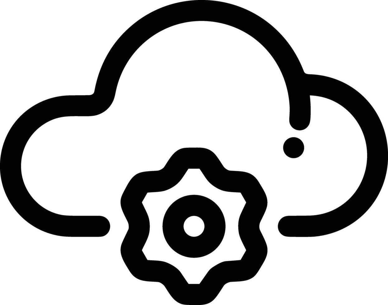 Cloud  icon symbol vector image. Illustration of the hosting storage design image