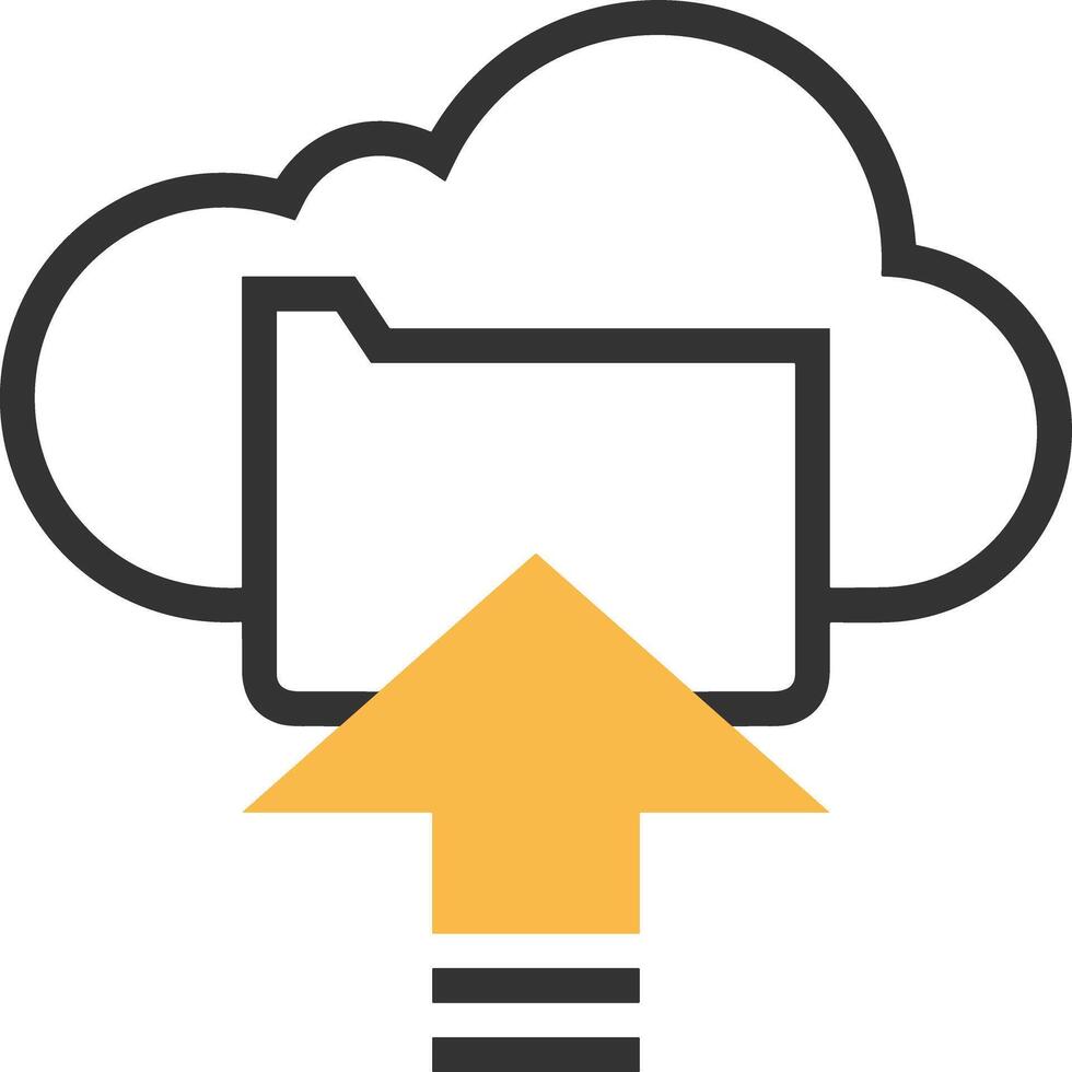 Cloud  icon symbol vector image. Illustration of the hosting storage design image