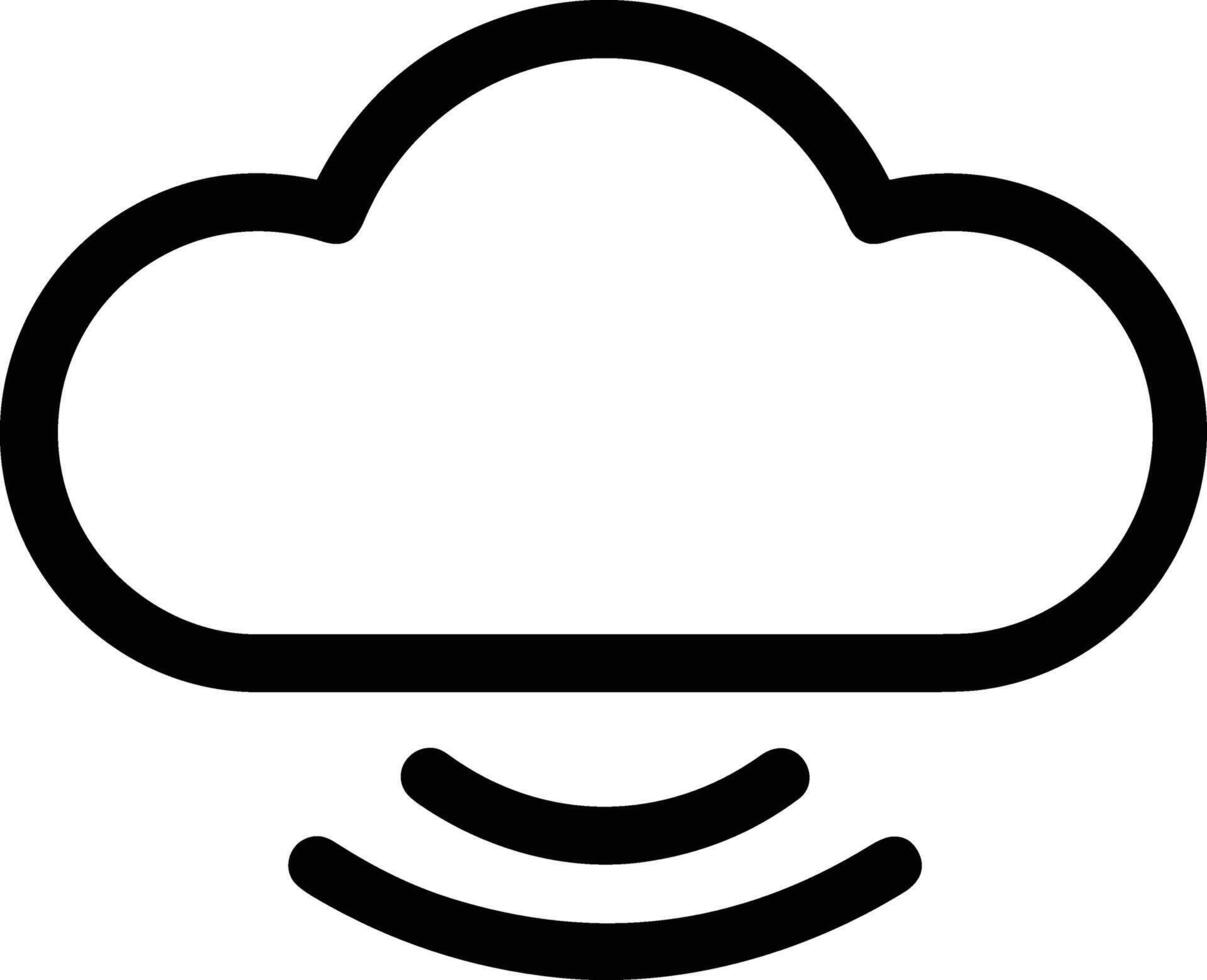 Cloud  icon symbol vector image. Illustration of the hosting storage design image