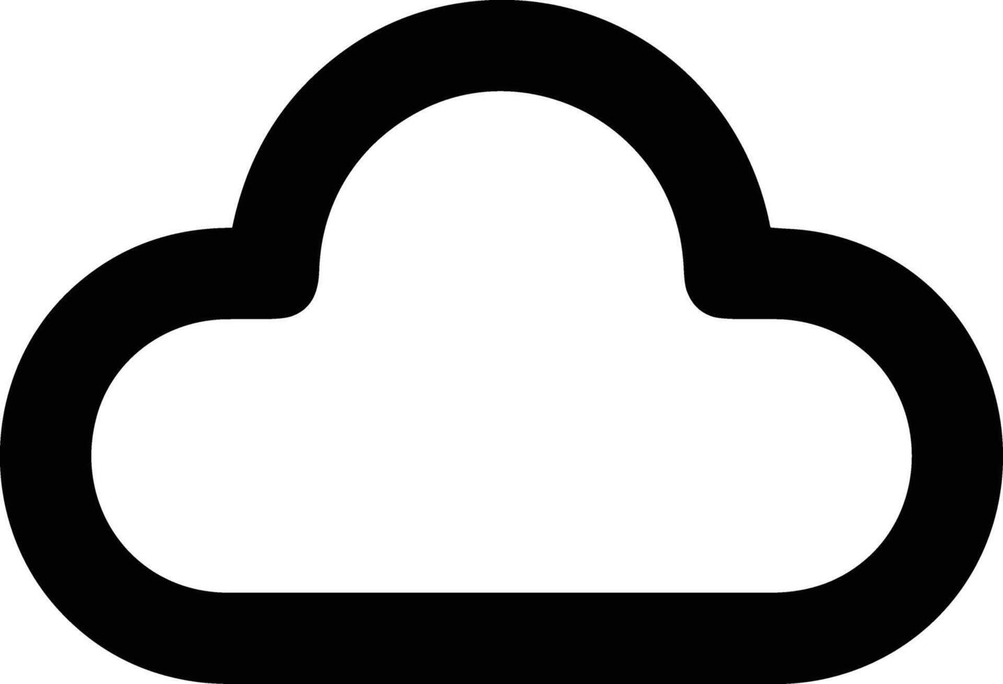 Cloud  icon symbol vector image. Illustration of the hosting storage design image