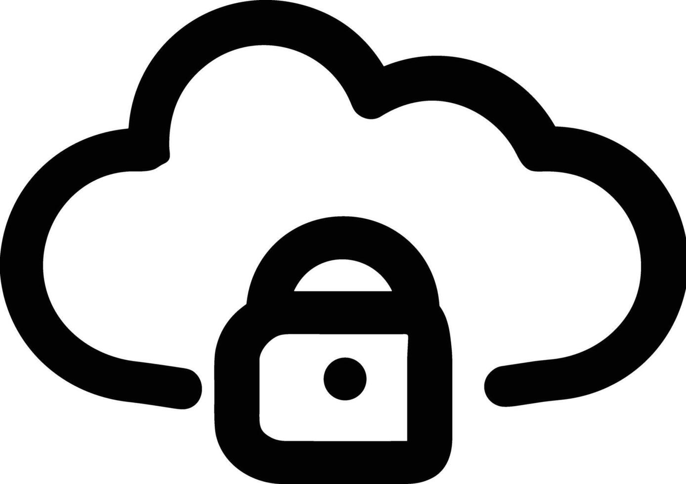 Cloud  icon symbol vector image. Illustration of the hosting storage design image