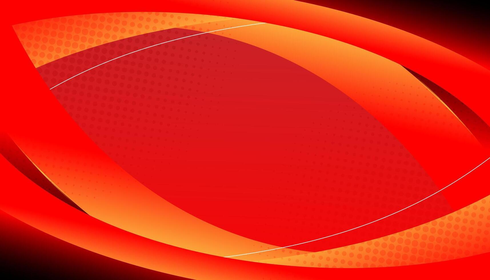 Abstract red background with geometric shapes vector