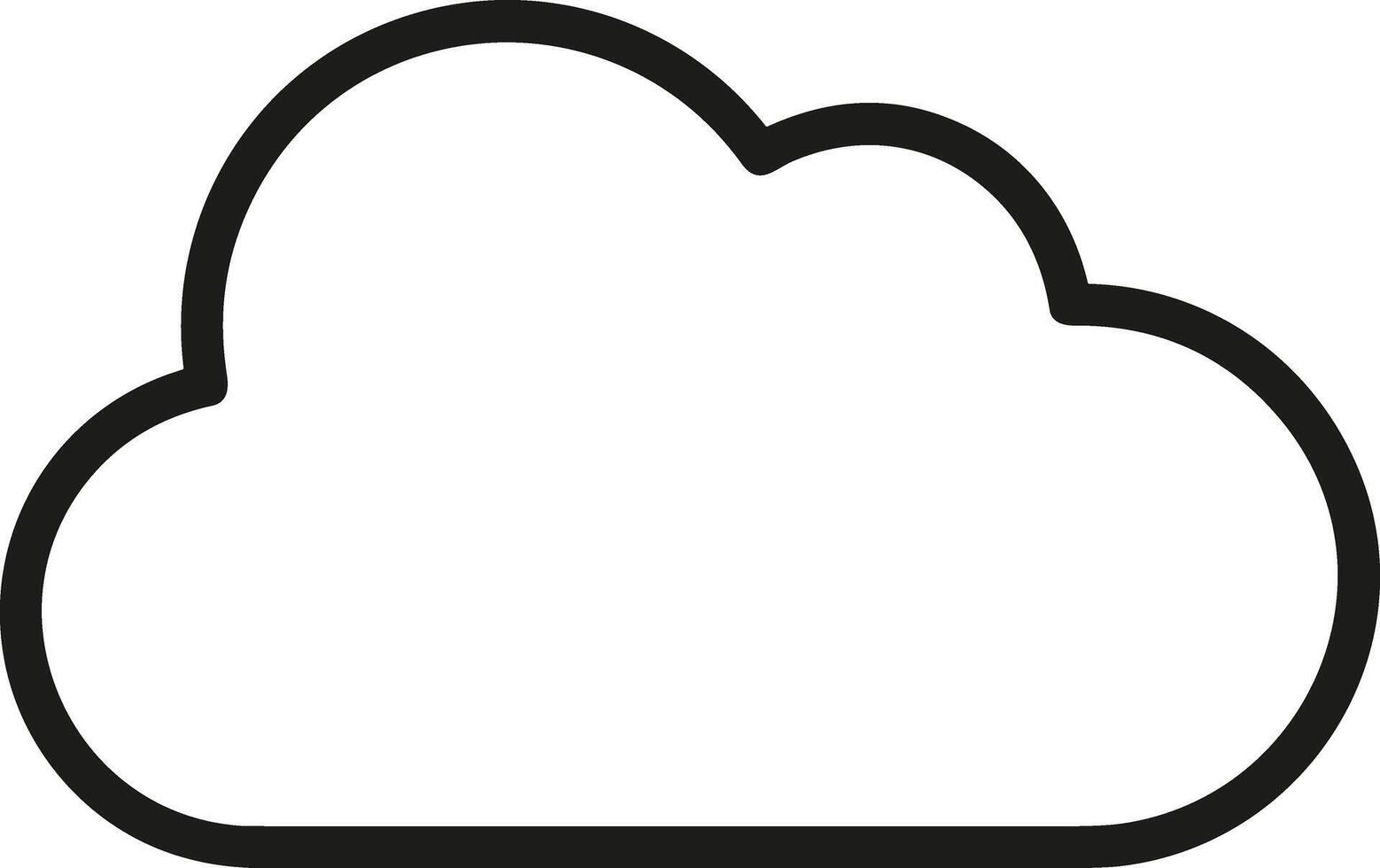Cloud  icon symbol vector image. Illustration of the hosting storage design image