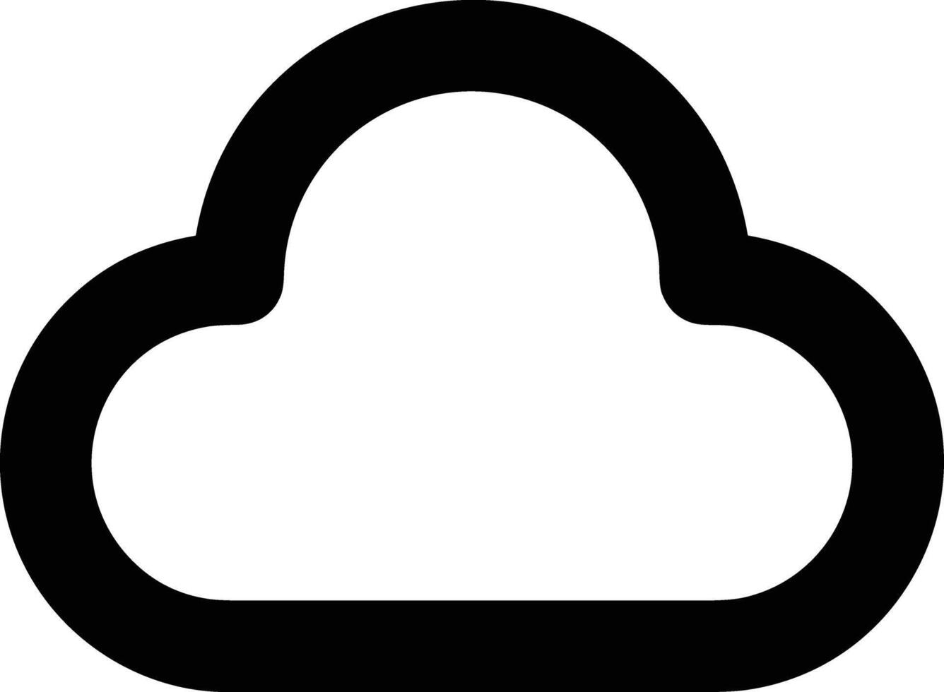 Cloud  icon symbol vector image. Illustration of the hosting storage design image