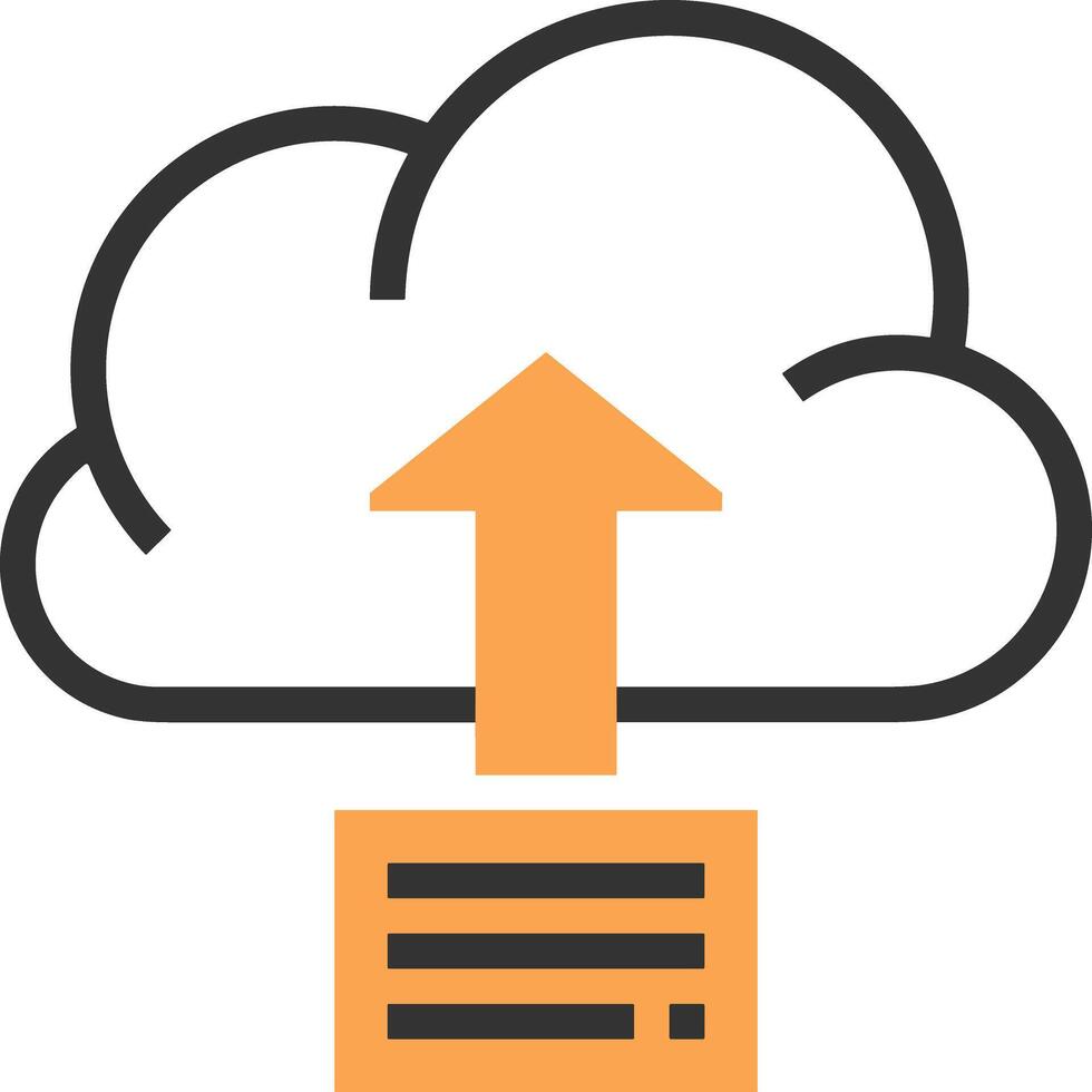 Cloud  icon symbol vector image. Illustration of the hosting storage design image