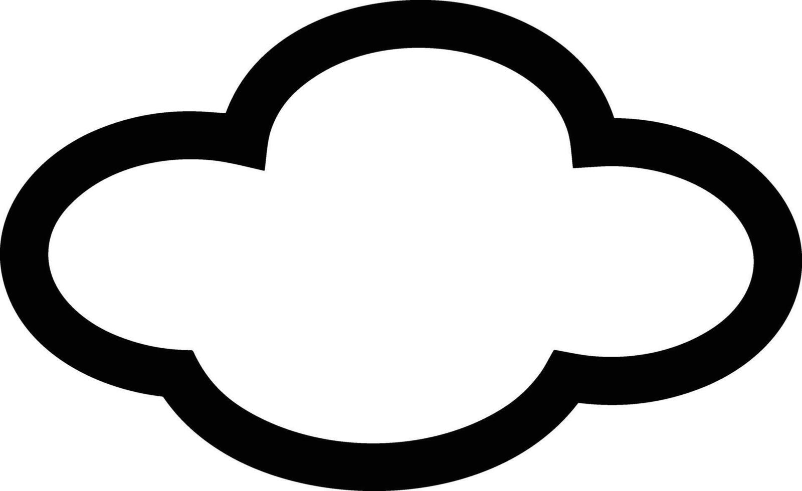 Cloud  icon symbol vector image. Illustration of the hosting storage design image