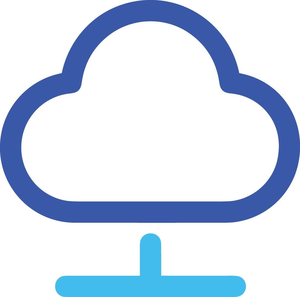 Cloud  icon symbol vector image. Illustration of the hosting storage design image