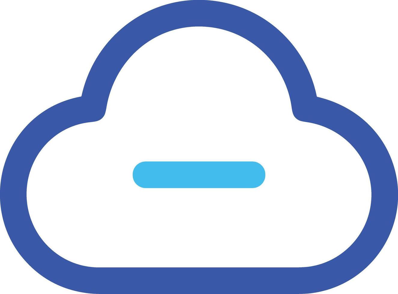 Cloud  icon symbol vector image. Illustration of the hosting storage design image