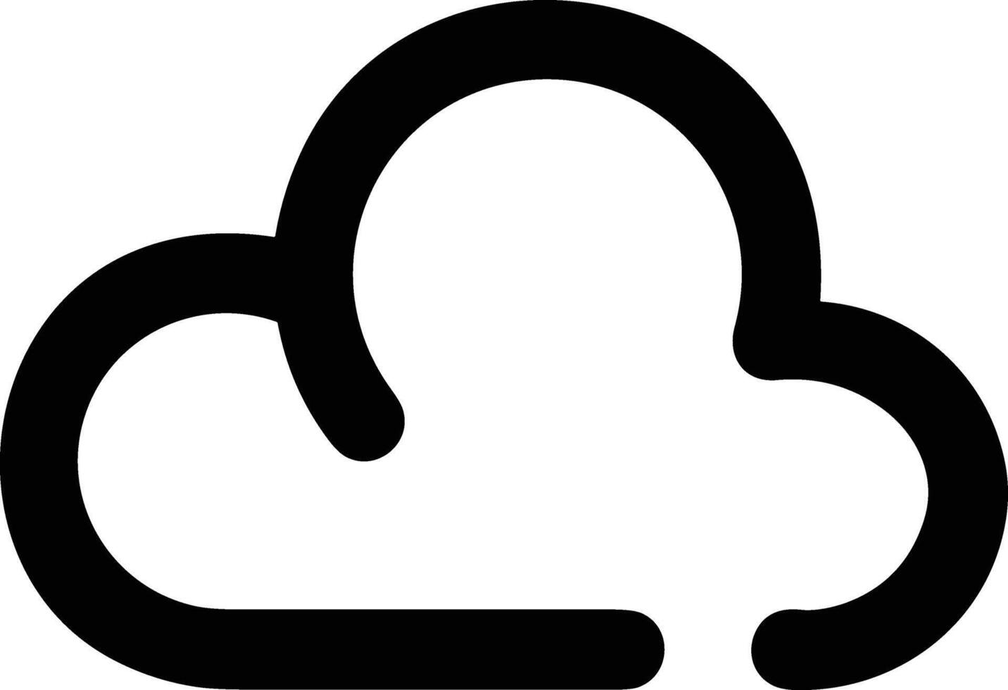 Cloud  icon symbol vector image. Illustration of the hosting storage design image