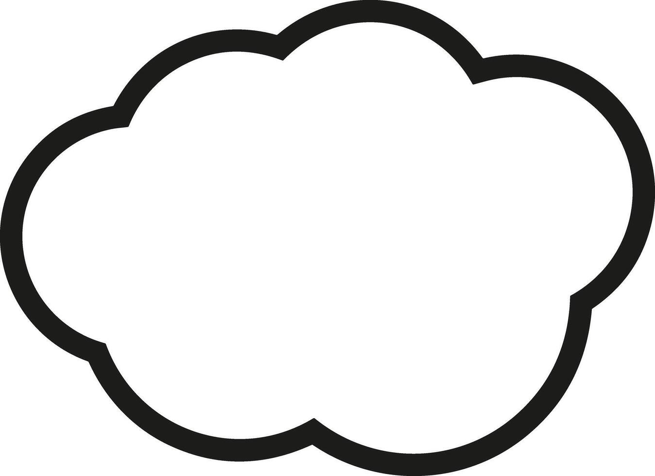 Cloud  icon symbol vector image. Illustration of the hosting storage design image