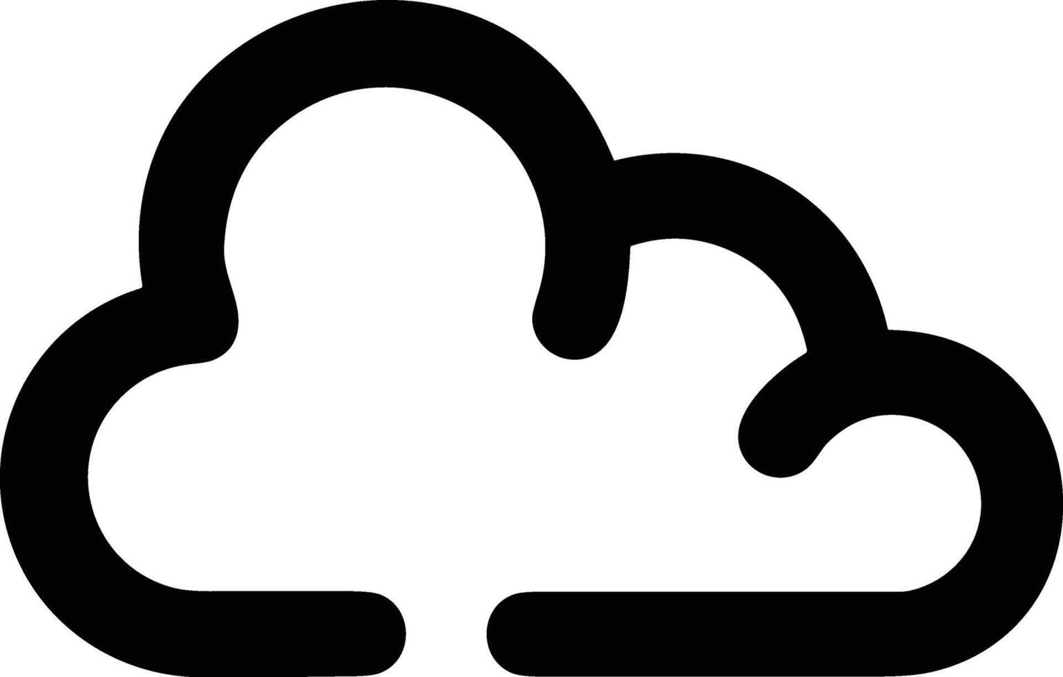 Cloud  icon symbol vector image. Illustration of the hosting storage design image