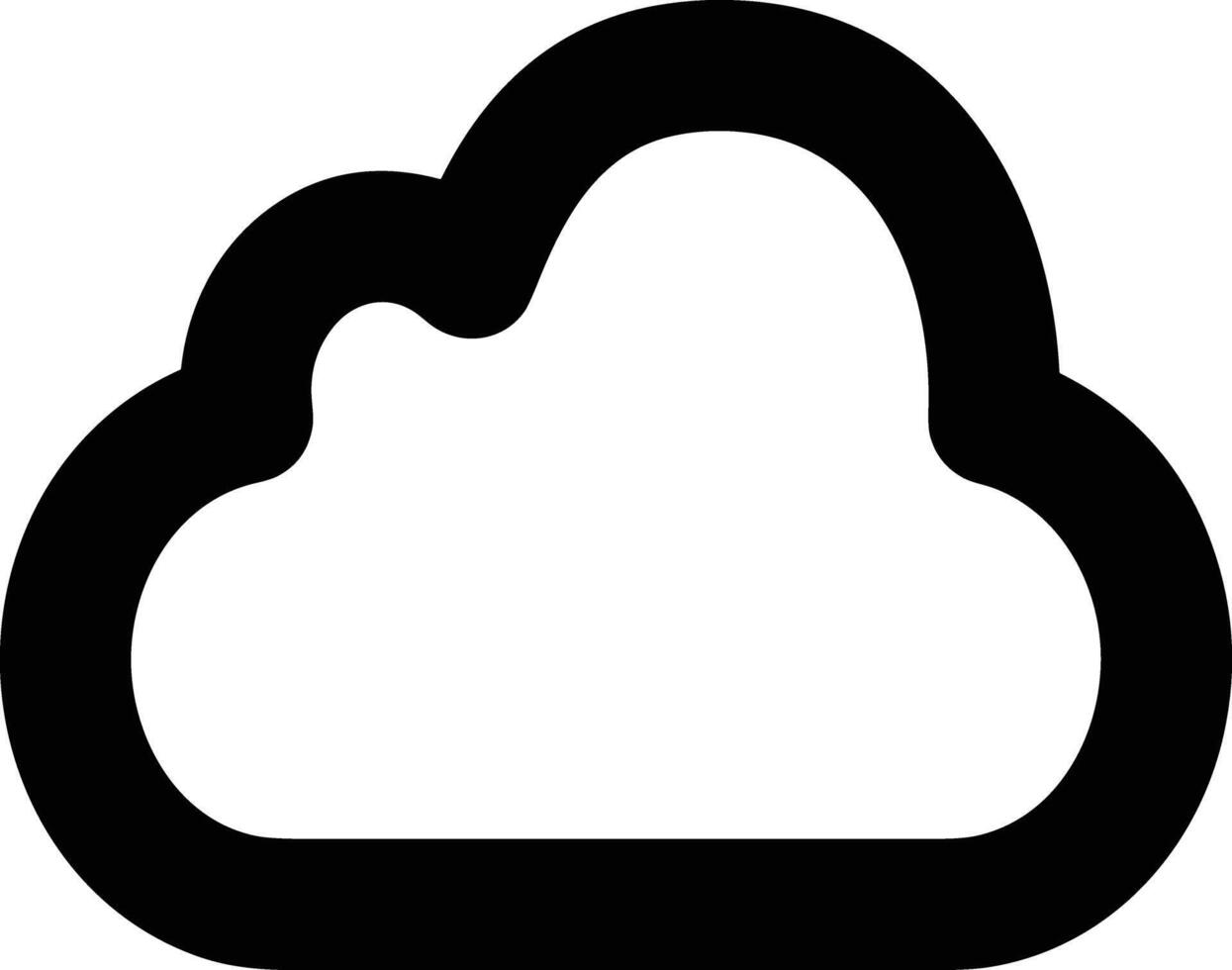 Cloud  icon symbol vector image. Illustration of the hosting storage design image