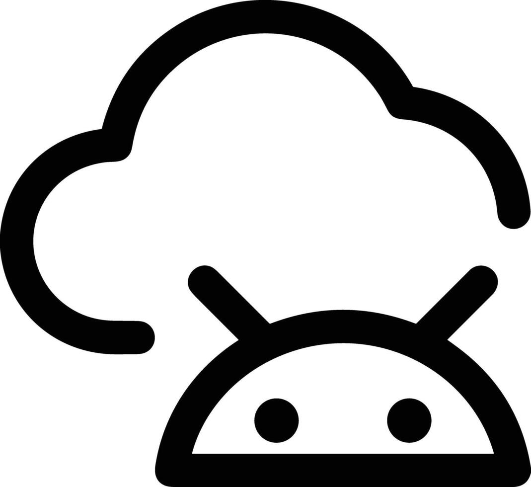 Cloud  icon symbol vector image. Illustration of the hosting storage design image