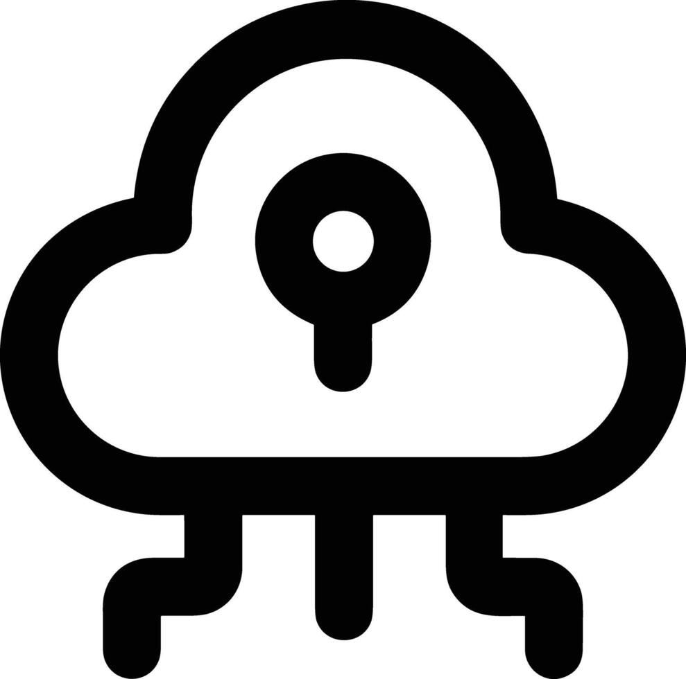 Cloud  icon symbol vector image. Illustration of the hosting storage design image