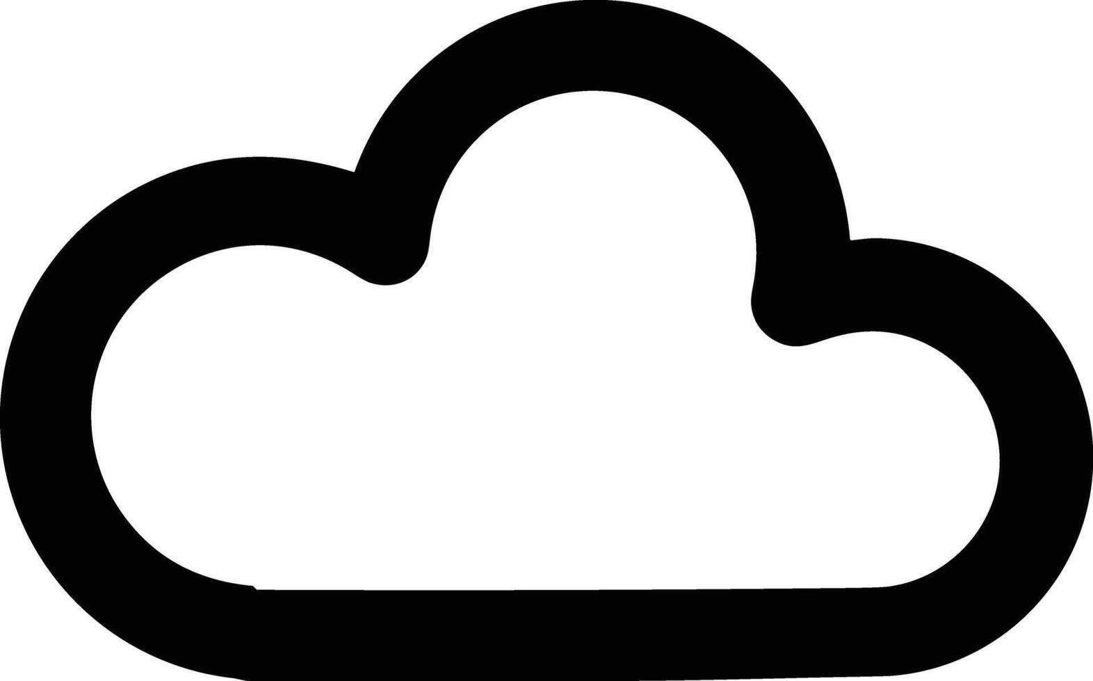 Cloud  icon symbol vector image. Illustration of the hosting storage design image