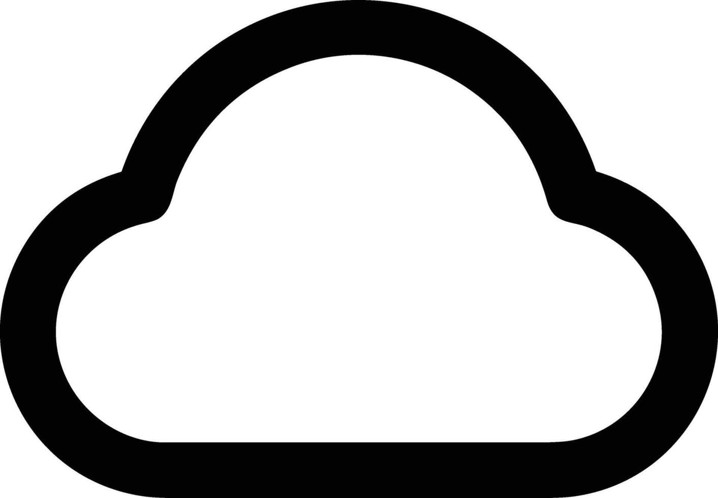 Cloud  icon symbol vector image. Illustration of the hosting storage design image