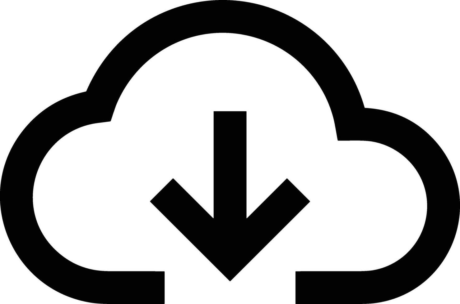 Cloud  icon symbol vector image. Illustration of the hosting storage design image