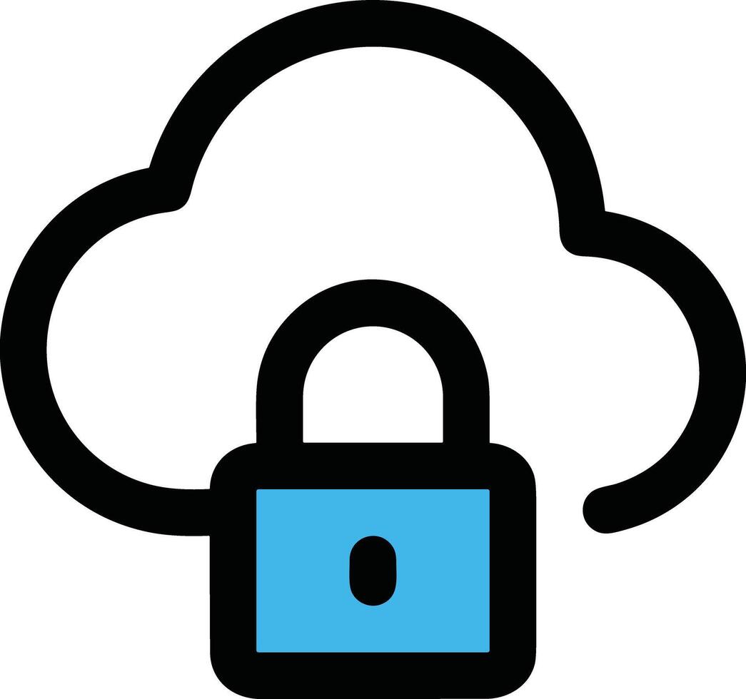 Cloud  icon symbol vector image. Illustration of the hosting storage design image